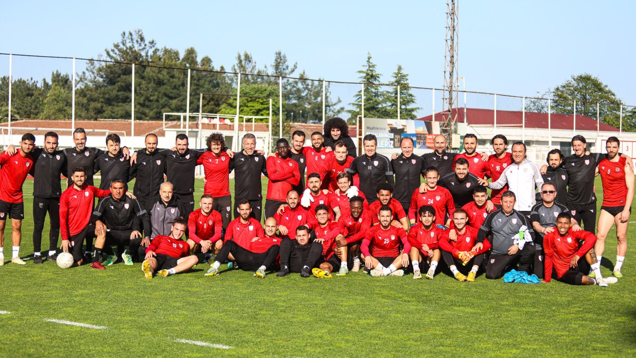 Şampiyon Samsunspor, sezonun son antrenmanını yaptı