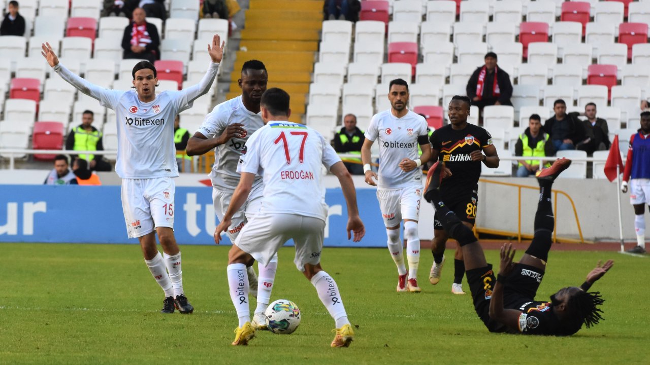 Sivasspor - Kayserispor: 1-1