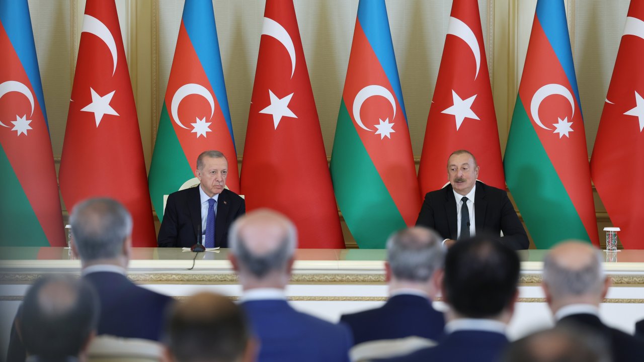 Cumhurbaşkanı Erdoğan ve Cumhurbaşkanı Aliyev, ortak basın toplantısında açıklamalarda bulundu