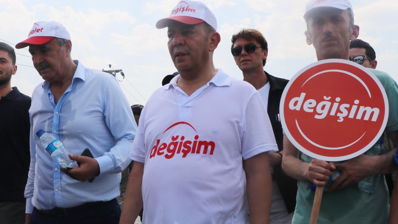 Tanju Özcan'ın Ankara'ya 'Değişim ve Adalet' yürüyüşü başladı (2)