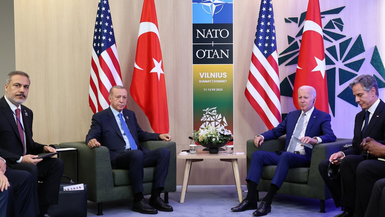Cumhurbaşkanı Erdoğan, ABD Başkanı Biden görüşmesi başladı-EK FOTOĞRAFLAR