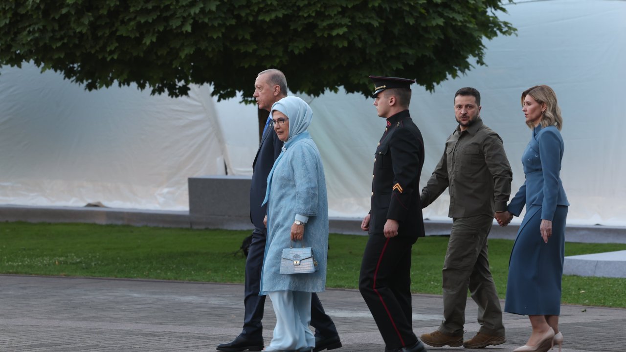 Cumhurbaşkanı Erdoğan, Litvanya’da resmi akşam yemeğine katıldı-EK FOTOĞRAFLAR