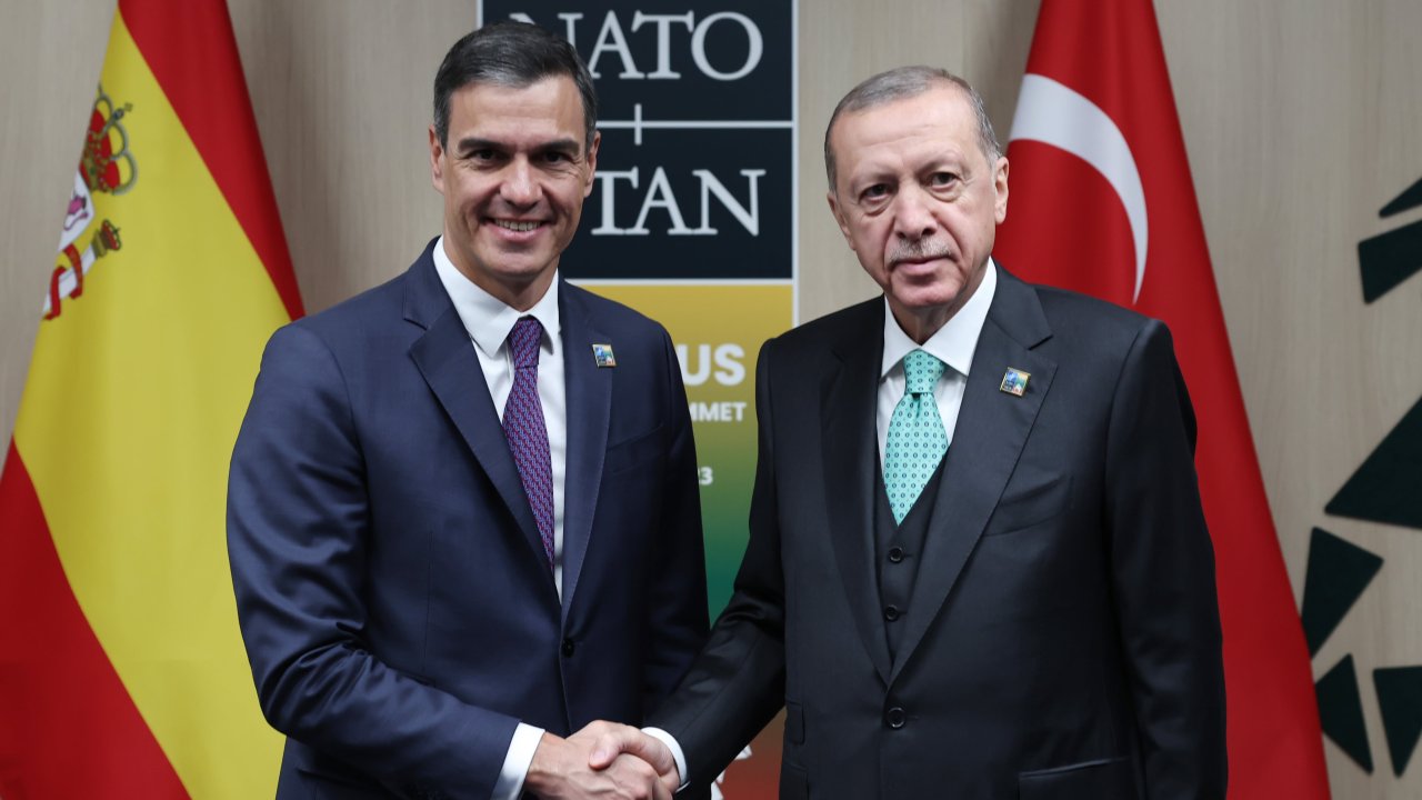 Cumhurbaşkanı Erdoğan, İspanya Başbakanı Sanchez ile görüştü