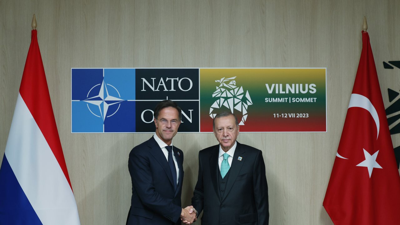 Cumhurbaşkanı Erdoğan, Hollanda Başbakanı Rutte ile görüştü