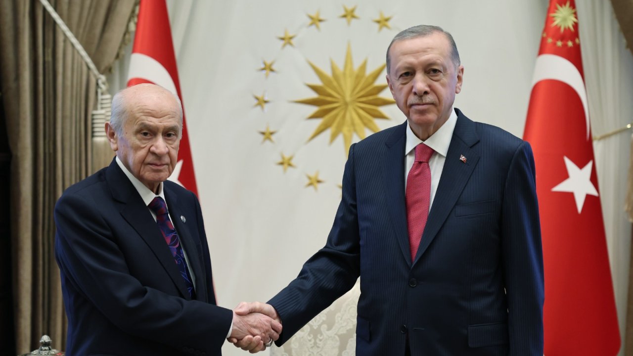 Cumhurbaşkanı Erdoğan, MHP lideri Bahçeli'yi kabul etti