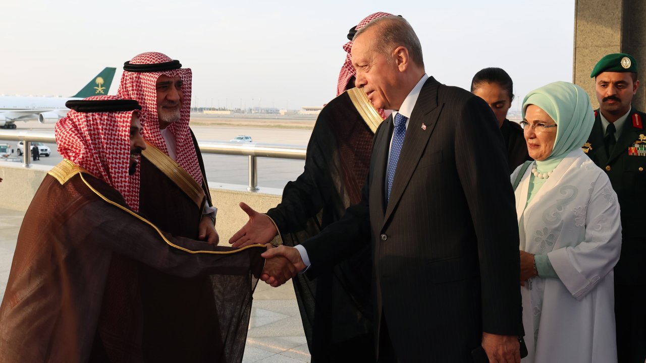 Cumhurbaşkanı Erdoğan, Suudi Arabistan’da