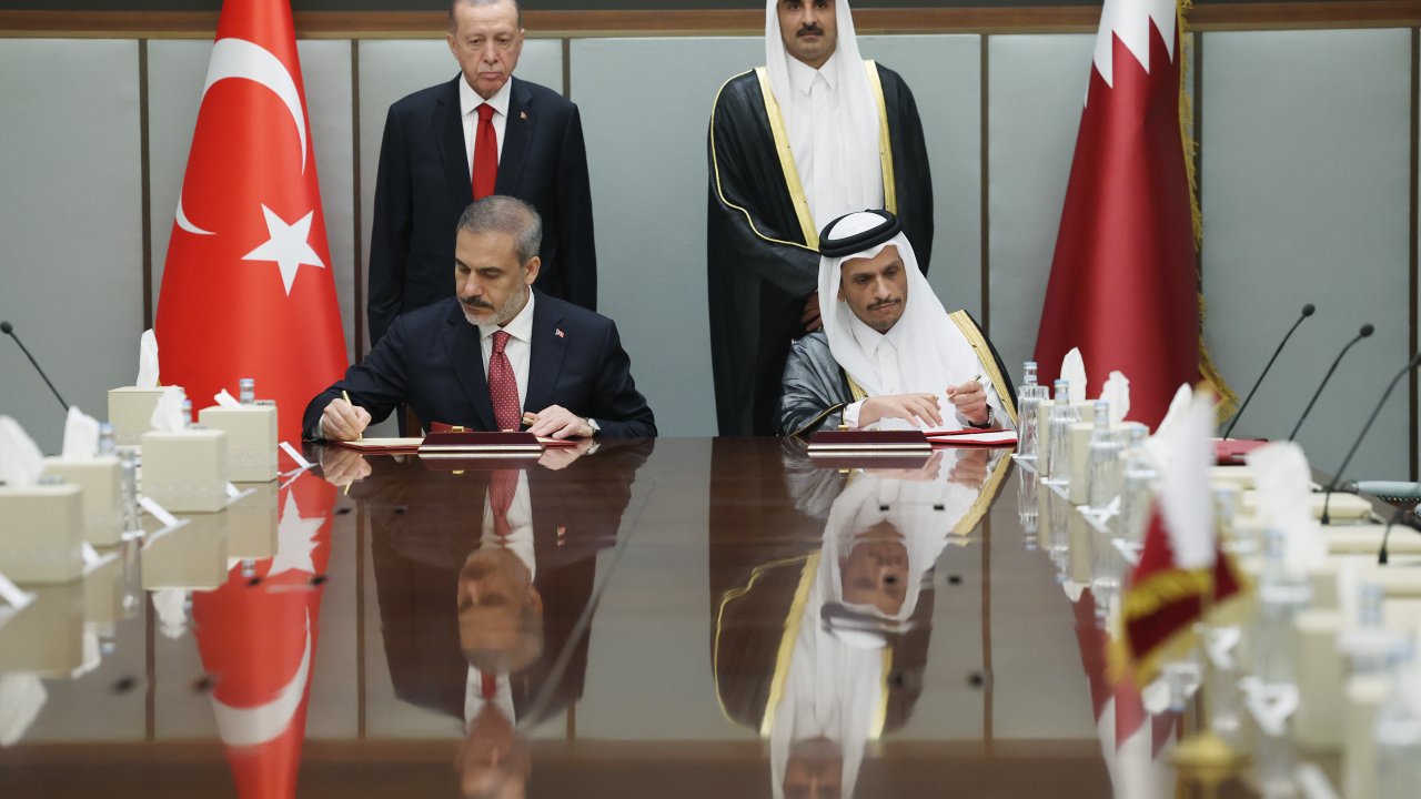 Türkiye ile Katar arasında diplomatik ilişkilerin 50. yıl dönümü nedeniyle ortak bildiri imzalandı