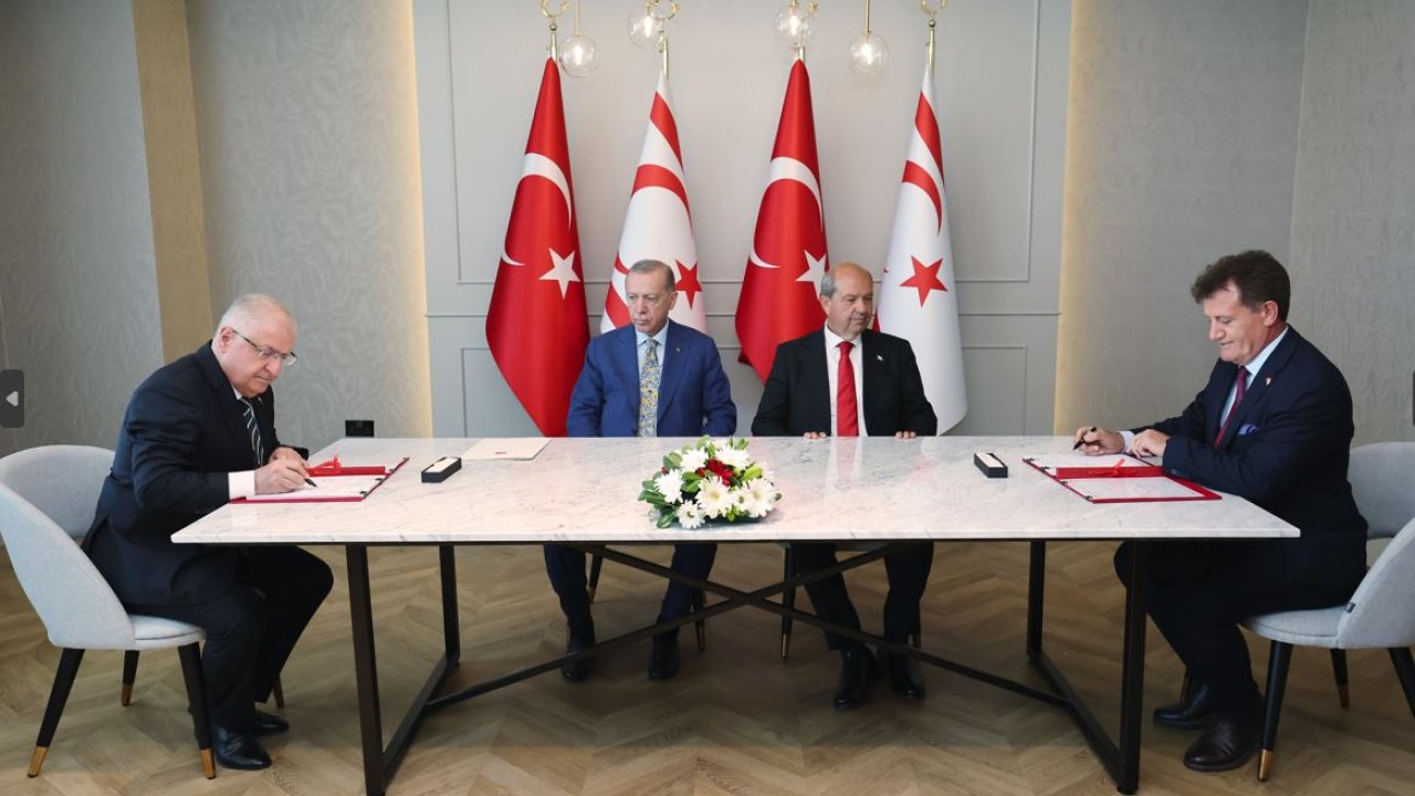 Cumhurbaşkanı Erdoğan, KKTC Cumhurbaşkanı Tatar ile görüştü -2 (EK FOTOĞRAFLARLA)