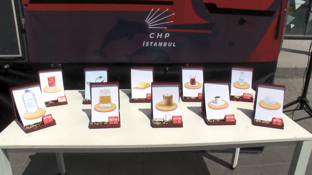 CHP’den İstanbul’da 'Zam Sergisi'