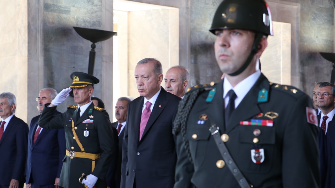 Anıtkabir'de '30 Ağustos' töreni