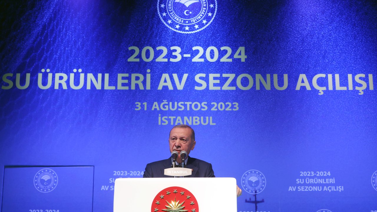 Cumhurbaşkanı Erdoğan 2023-2024 su ürünleri av sezonunun açılışına katıldı