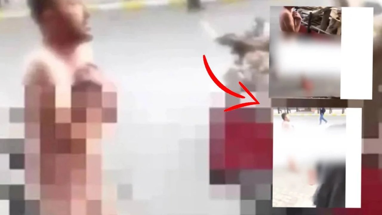 Çırılçıplak sokağa çıkan adam kendine mürit aradı!