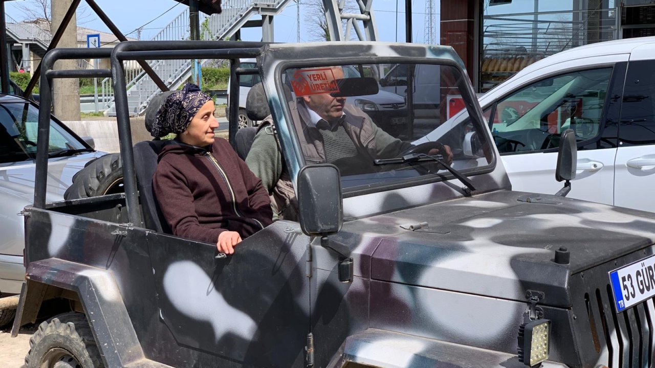 Hurda Demirlerden Tasarlanan Ciple Geziyorlar