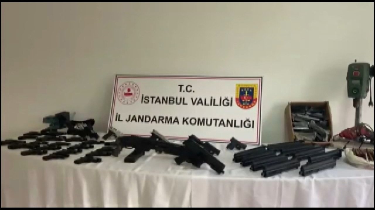 Küçükçekmece'de Silah İmal Edilen Tornacıya Jandarmadan Baskın