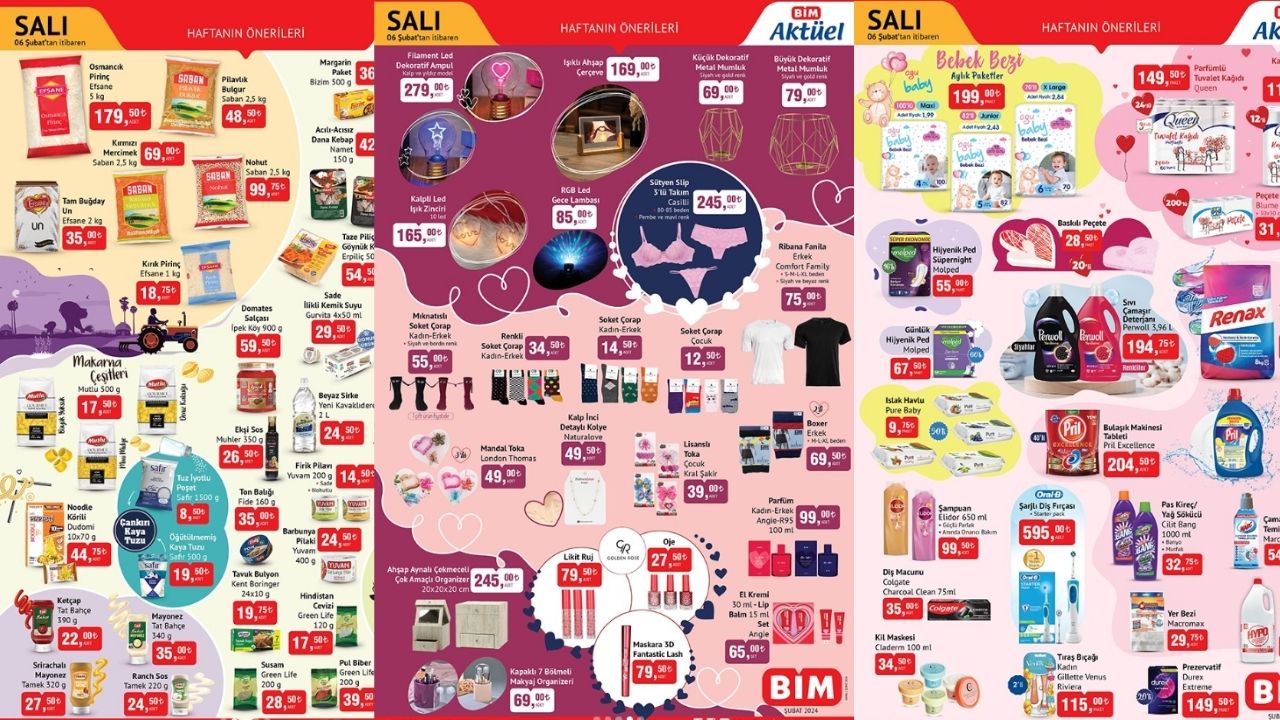 BİM 6 Şubat aktüel ürünler kataloğu! 6 Şubat'ta BİM'e ne gelecek?