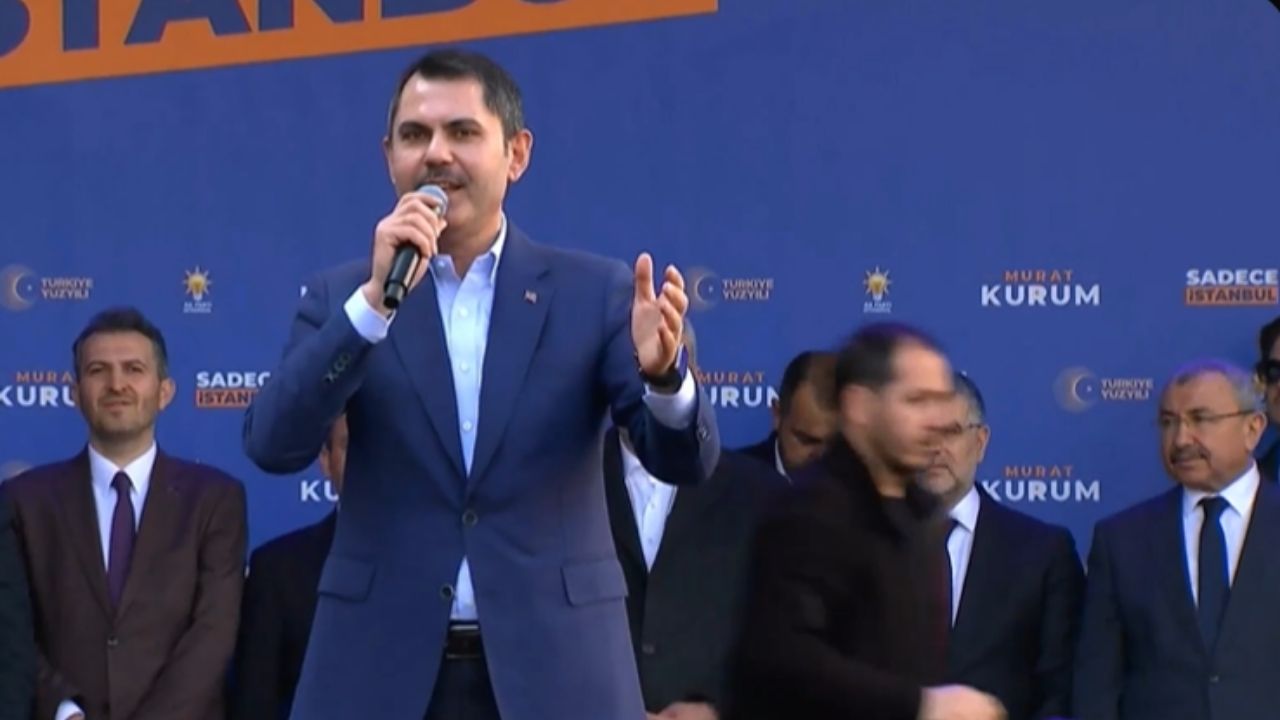 Murat Kurum'dan, İmamoğlu'na: Senin işin boş laf, benim işim hizmet