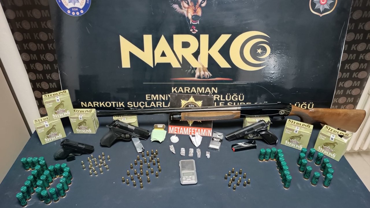 Karaman'da Uyuşturucu Operasyonunda 3 Tutuklama