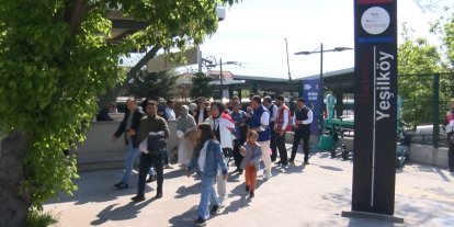 Cumhur İttifakı'nın Büyük İstanbul Mitingi Nedeniyle Marmaray'da Yoğunluk Yaşandı